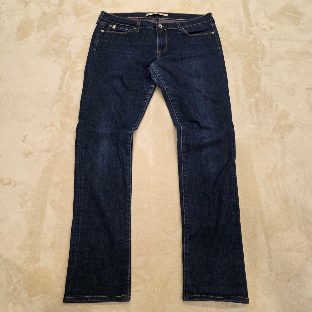 Big Star 1974 Alex Skinny Jeans Womens Size 32 Dark Wash Plaid Lined Stretch